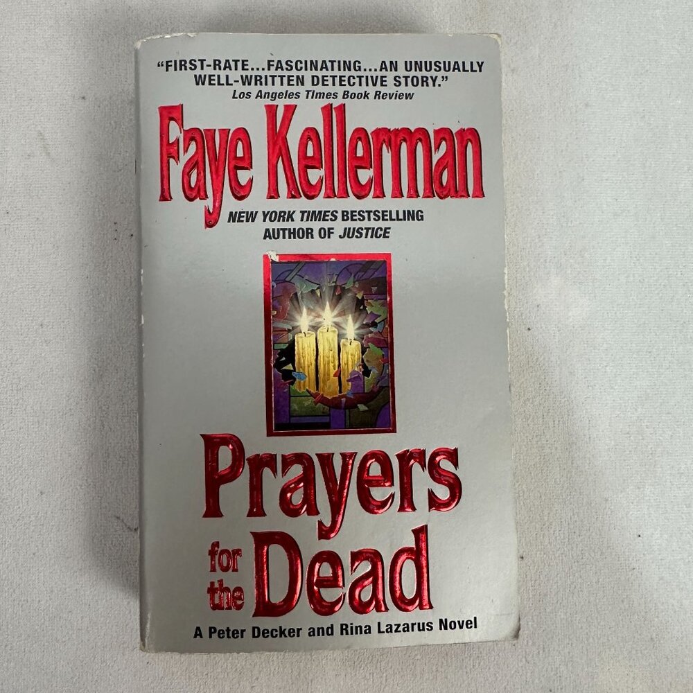 Faye Kellerman Prayers For The Dead Paperback Mystery Novel First Avon 1997